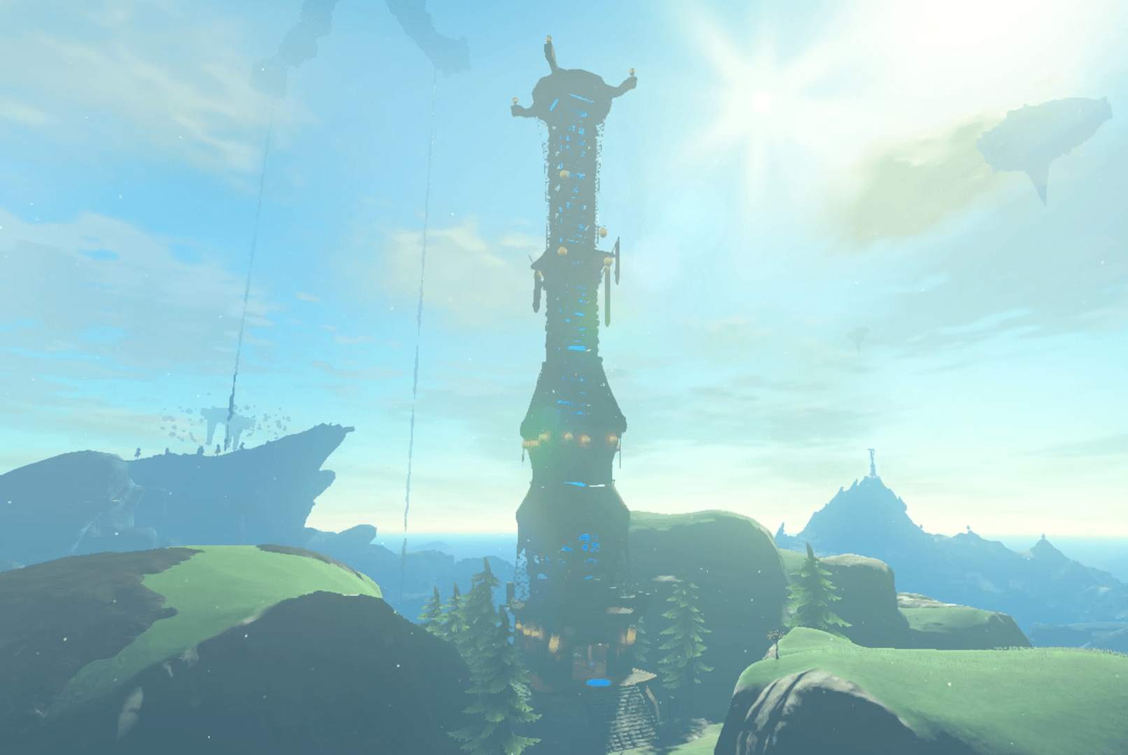 How to get into the Upland Zorana Tower in Zelda: Tears of the Kingdom