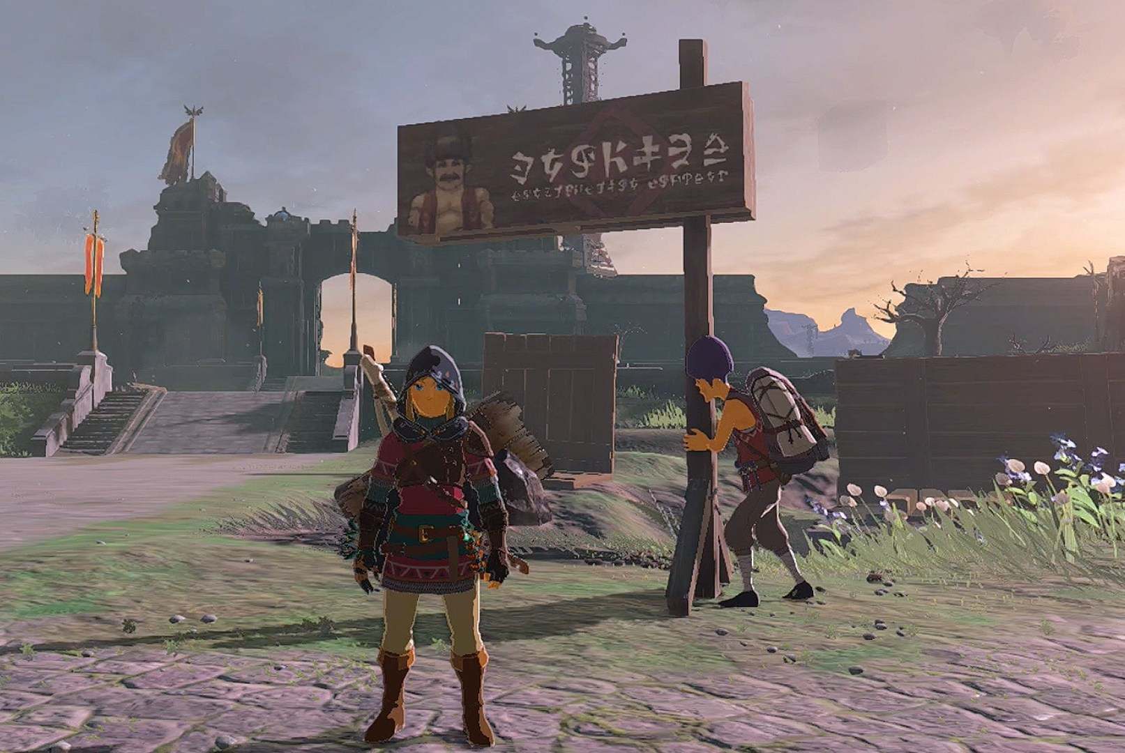 How to help Addison with Hudson Construction signs in Zelda: Tears of the Kingdom